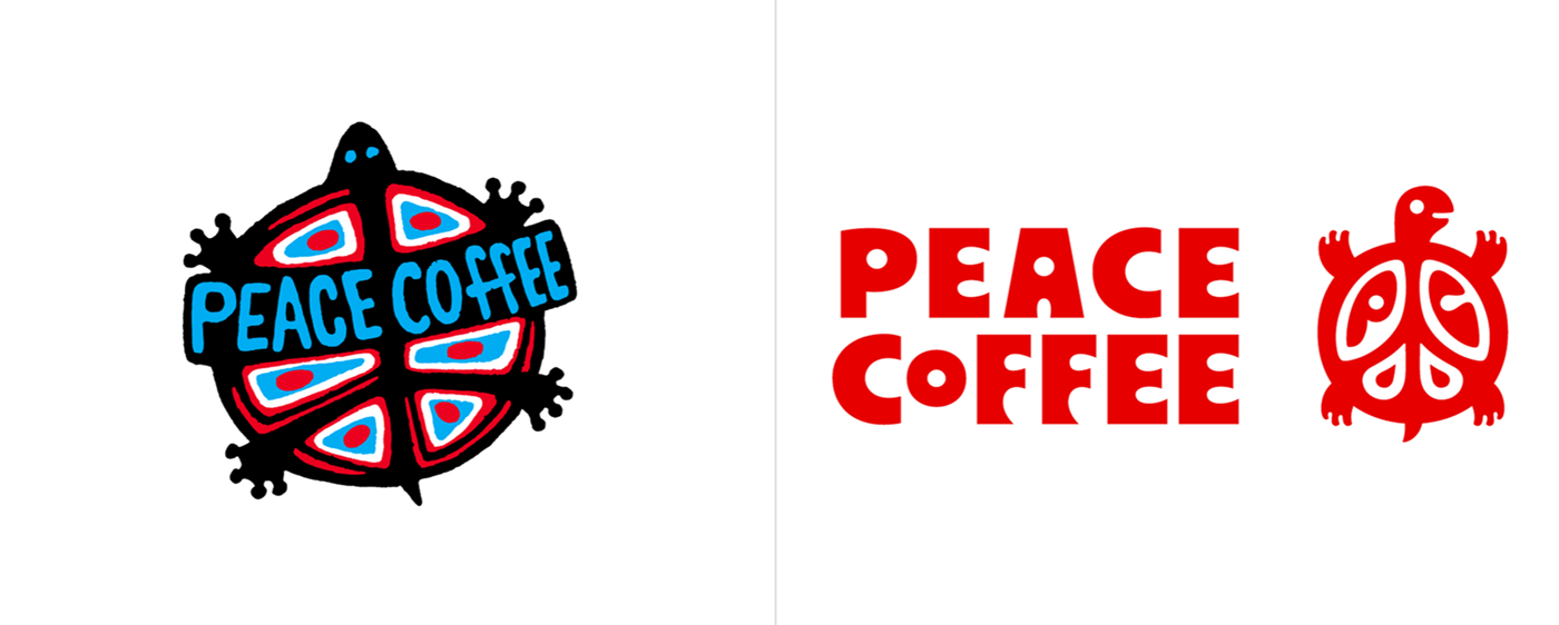 Peace Coffee logo设计