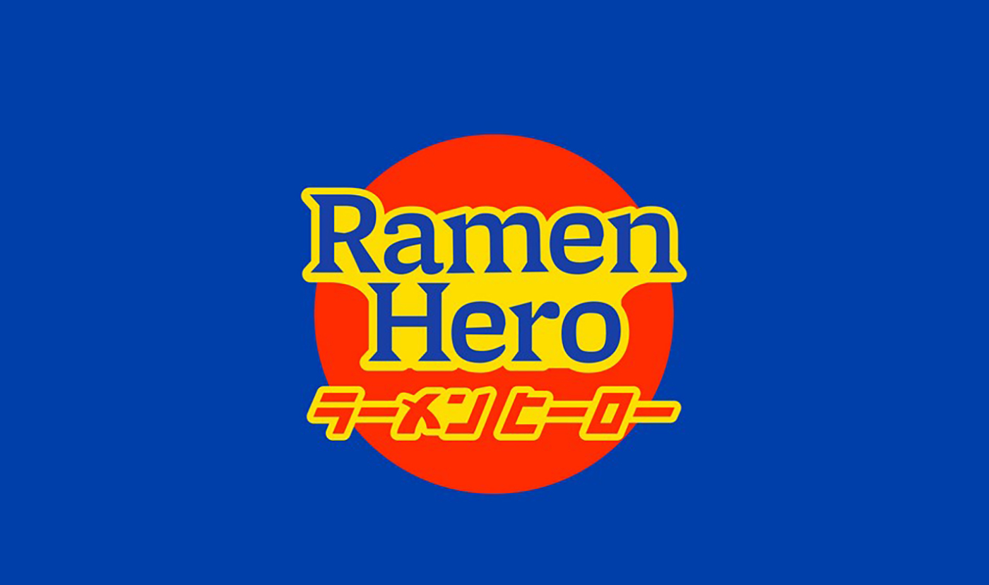 拉面英雄之家供正宗的日本拉面logo设计品牌设计