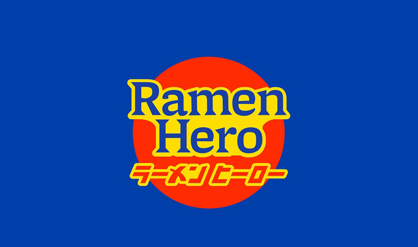 拉面英雄之家供正宗的日本拉面logo设计品牌设计