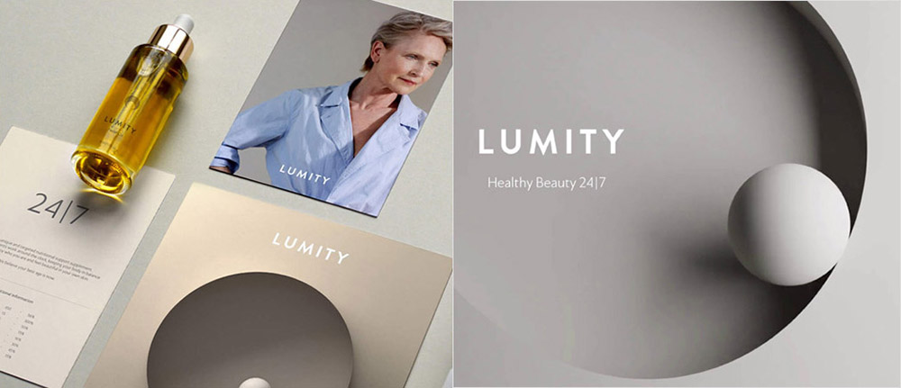 品牌设计公司为健康和美容补充剂公司Lumity设计了logo设计和VI设计